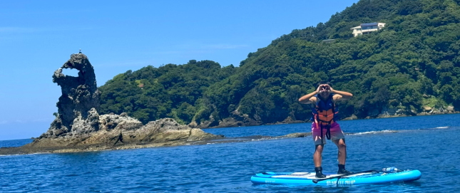 ���ɓ�SUP�c�q