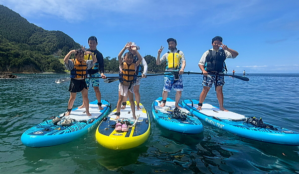 SUPツアー終了後の記念写真